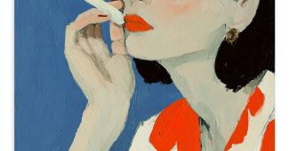 ChatGPT_AI提示词_女王纸牌以现代插图风格重新构想，展现优雅与时尚气息_人工智能chatgpt5.0缩略图