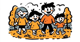 ChatGPT提示词_一家人在公园愉快地散步_chatgpt会员版缩略图