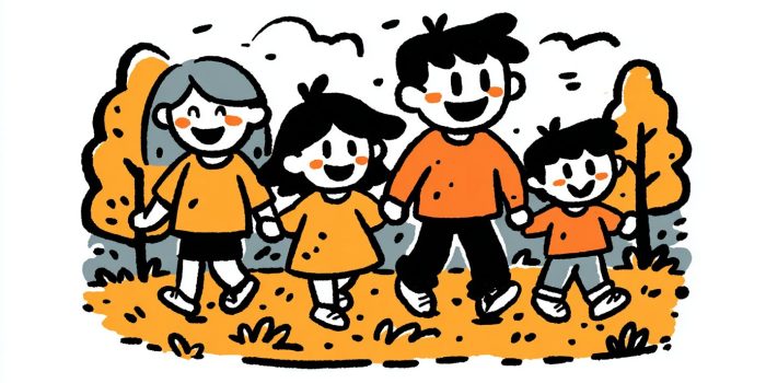 ChatGPT提示词_一家人在公园愉快地散步_chatgpt会员版缩略图