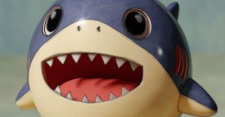 ChatGPT提示词_低多边形可爱鲨鱼3D渲染模型_chatgpt会员费多少钱缩略图