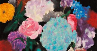 ChatGPT_AI提示词_夜间花卉静物画，画家为Rachel Ruysch和Philip Guston_gpt会员价格缩略图