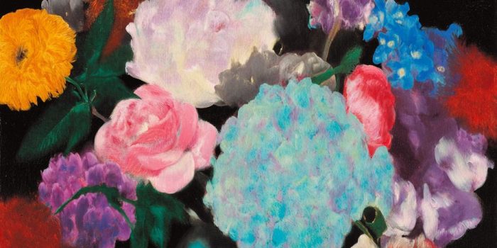 ChatGPT_AI提示词_夜间花卉静物画，画家为Rachel Ruysch和Philip Guston_gpt会员价格缩略图