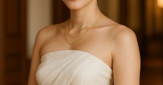 ChatGPT_AI提示词_一位年轻美丽的女性展示泰国风格的服饰和妆容_Grok4缩略图