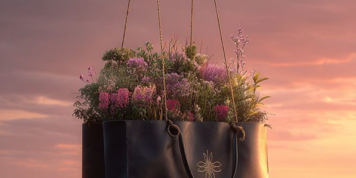 ChatGPT_AI提示词_一架黑色直升机飞越米兰的鹿特丹市，吊着一个装有植物的奢华购物袋_chatgpt会员多少钱一年缩略图