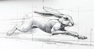 AI提示词_一只野兔跳跃_买gpt会员缩略图