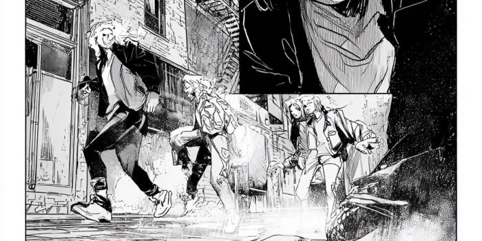 ChatGPT提示词_城市冒险第一卷的 漫画书 书页面，风格受到艺术家Kara Iwasaki影响，流畅的线条和漫画风格的动态表现 日本动漫_chatgpt网页版缩略图