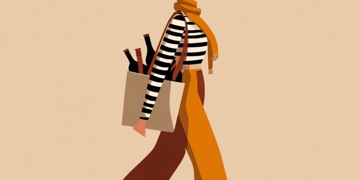 ChatGPT提示词_一位法国女酿酒师走路时提着装有几瓶酒的手提袋_chatgpt5.0官网中文版缩略图