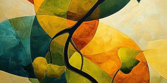 AI提示词_一款大胆的藤枝扭曲设计_Grok4缩略图