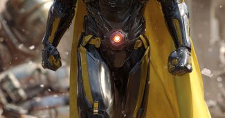 ChatGPT_AI提示词_Wreck在穿着黑黄色未来主义盔甲时展现出超现实的细节_chatgpt在线网页版官方缩略图