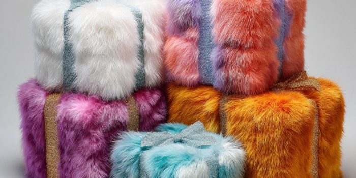 ChatGPT_AI提示词_用彩色毛皮制作的圣诞礼物_chatgpt在线版缩略图