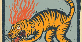 ChatGPT提示词_大卫·施里克利的独立专辑封面展示了一只吃辣椒的老虎_chat gpt会员价格缩略图