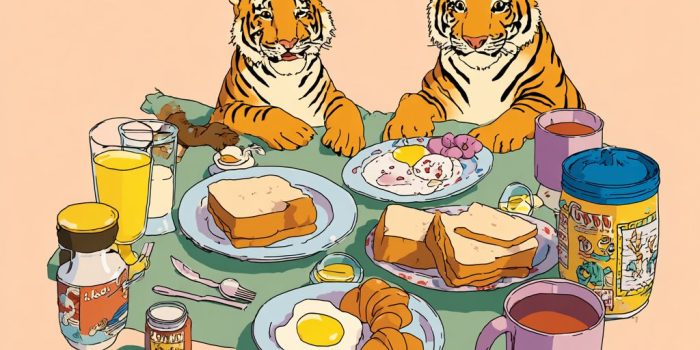 ChatGPT提示词_奇趣儿童风格的老虎早餐_gpt帐号购买缩略图