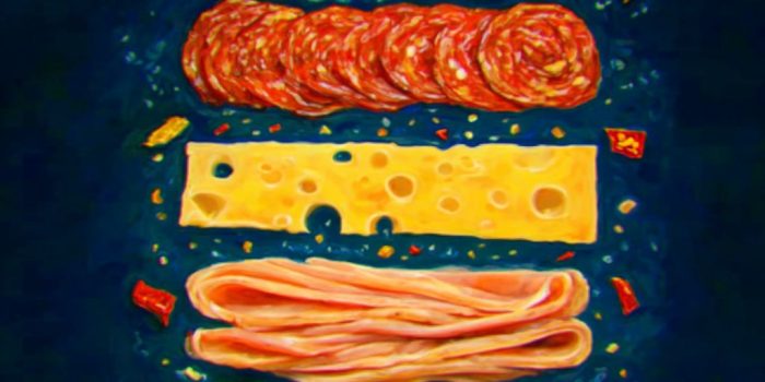 ChatGPT提示词_一款极具真实感的食物摄影展示了一个分解的三明治在黑色背景下悬浮_chatgpt在线网页版官方缩略图