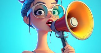 ChatGPT提示词_一位法国女性手持扩音器_chatgpt充值步骤缩略图