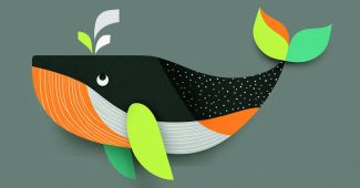 ChatGPT提示词_低多边形几何纸鲸雕塑在空中飞翔_chatgpt会员缩略图