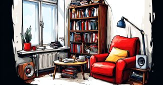 ChatGPT_AI提示词_一个舒适的图书角_chatgpt会员多少钱一年缩略图