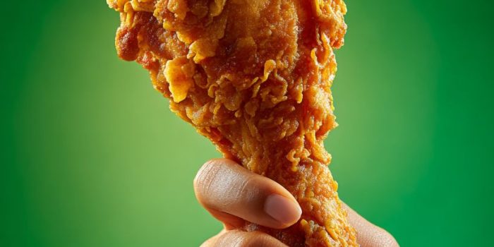 ChatGPT提示词_一只人手正握着一只金棕色的炸鸡腿_chatgpt购买指南缩略图