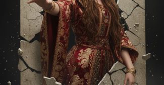 AI提示词_年轻女王从破裂的黑桃女王牌中优雅地现身_chatgpt会员收费标准缩略图