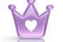 ChatGPT_AI提示词_一个紫色三维皇冠图标，周围透明效果和内部灯光，背景为白色，并添加一个心形_chatgpt5.0官网中文版缩略图