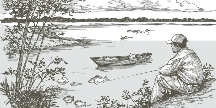 ChatGPT_AI提示词_黎明时分，一位平静的渔夫_chatgpt会员多少钱一次缩略图