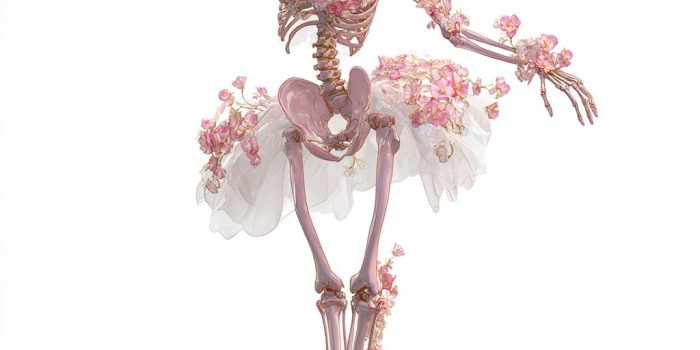 ChatGPT_AI提示词_一个全身透明的女性骷髅面对镜头，展现出希望的姿态_国内如何开通gpt会员卡缩略图