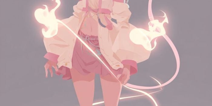 ChatGPT_AI提示词_一个16岁的可爱女孩散发着魔鬼般的气息，充满活力_chatgpt5缩略图