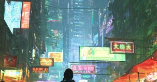 AI提示词_一名女性黑客在雨夜的街市中行走_chatgpt会员费多少钱缩略图