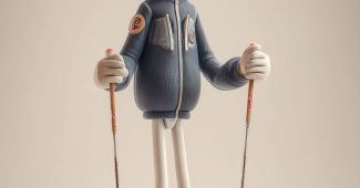 AI提示词_一位幽默苗条的滑雪者，穿着滑雪服、佩戴滑雪镜和手套_chatgpt5.0有出吗缩略图