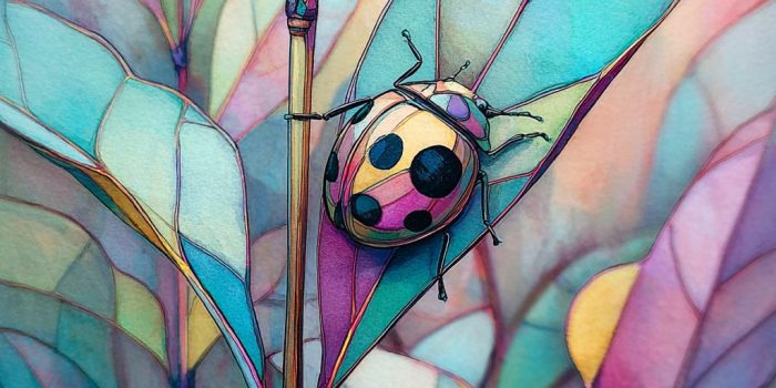 ChatGPT_AI提示词_一只小瓢虫在叶子上_chat gpt会员多少钱缩略图