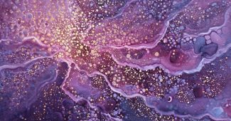 ChatGPT提示词_抽象水彩画运用墨水洗底，展现绚丽色彩，营造出宁静神秘的氛围_gpt会员不支持国内银行卡缩略图