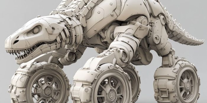 ChatGPT提示词_创建一个机械恐龙的详细三维模型，基于草图_chatgpt会员收费标准缩略图