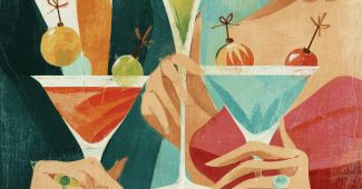 ChatGPT_AI提示词_三只优雅的手持香槟杯和马提尼杯_chatgpt缩略图