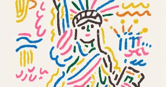 ChatGPT提示词_自由女神像的多彩涂鸦_人工智能chatgpt5.0缩略图