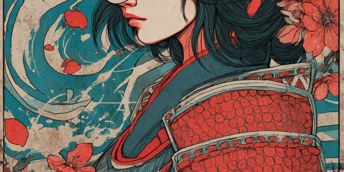 AI提示词_一位戴着狐狸面具的武士女孩，周围环绕着旋转的樱花_chatgpt4.0在线网页缩略图