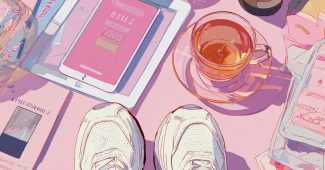 ChatGPT_AI提示词_桌子上有平板电脑、两部手机、电脑、一个茶杯和一支笔_gpt会员多少钱一年缩略图