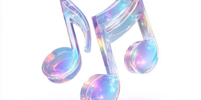 ChatGPT_AI提示词_三维渲染的三重音符在纯白背景上优雅地悬浮_chatgpt会员费多少钱缩略图