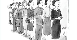 ChatGPT提示词_一位女士在洗手间排队，处于队伍最后一位，遇到了困难_chatgpt 4.0免费账号缩略图