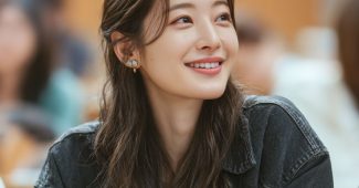 ChatGPT提示词_一位美丽的20岁韩国女性在大学教室的课 桌前与旁边的人聊天_chatgpt官网网页版缩略图