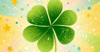 ChatGPT_AI提示词_这幅插图展现了一个可爱的四叶草 surrounded by bright阳光和气球，充满希望和幸运_chatgpt官网中文版缩略图