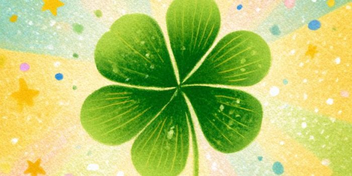 ChatGPT_AI提示词_这幅插图展现了一个可爱的四叶草 surrounded by bright阳光和气球，充满希望和幸运_chatgpt官网中文版缩略图