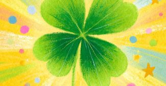 ChatGPT_AI提示词_一幅充满明亮青柠绿和黄色的儿童书插图，中心是一朵可爱的四叶草，散发着魔幻般的光辉，周围环绕着柔和的阳光图案，看起来充满希望和奇妙_国内如何买gpt会员卡便宜缩略图