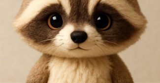 ChatGPT提示词_一款柔软高质量的可爱动物毛绒玩具，拥有超大的头、小身子和短腿_chatgpt网页版本缩略图