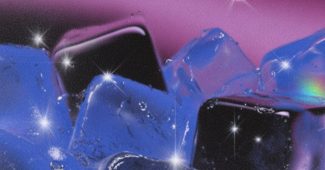 ChatGPT_AI提示词_一幅梦幻超现实的插图，展示冰块紧密填满整个框架，色彩绚丽的迪斯科灯光照亮每个冰块_chatgpt官网网址缩略图