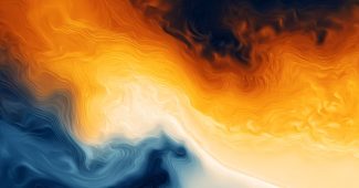 ChatGPT_AI提示词_深蓝色、燃烧橙色、白色和黑色的温度渐变背景纹理_chatgpt会员价格缩略图