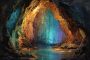 ChatGPT_AI提示词_一个美丽的洞窟，闪烁着生命、光彩和色彩_人工智能chatgpt5.0缩略图