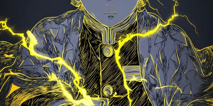 ChatGPT提示词_这是一幅描绘善逸的深色艺术雕刻风格插图，带有黄色闪电效果_chatgpt pro缩略图