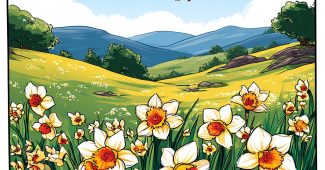 ChatGPT_AI提示词_阳光普照的水仙花草甸_chatgpt5.0最新消息缩略图