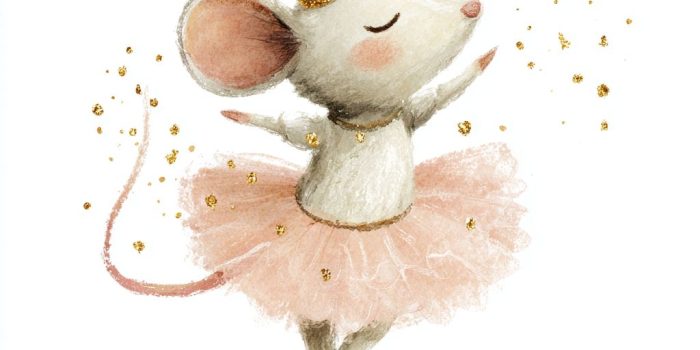 ChatGPT_AI提示词_可爱的小老鼠芭蕾舞者插图_chatgpt在线试用缩略图