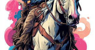 ChatGPT_AI提示词_一个粗犷的牛仔骑在马背上_国内如何开通gpt会员缩略图