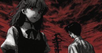 ChatGPT提示词_90年代动画《新世纪福音战士》中的雷·阿贾纳米和碇真嗣的超现实场景_chatgpt.com官网缩略图